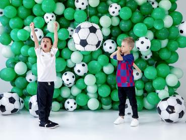 Folienballon rund - Fußball - ø 43cm